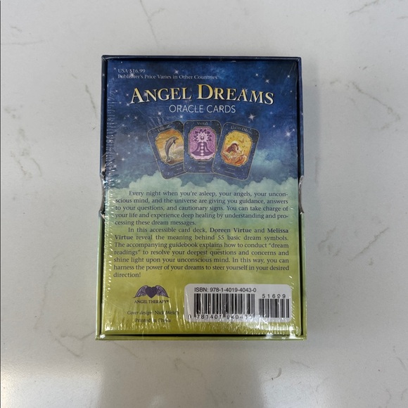 Angel Dreams Oracle Cards by Doreen Virtue, brand new sealed out of print - Picture 2 of 6